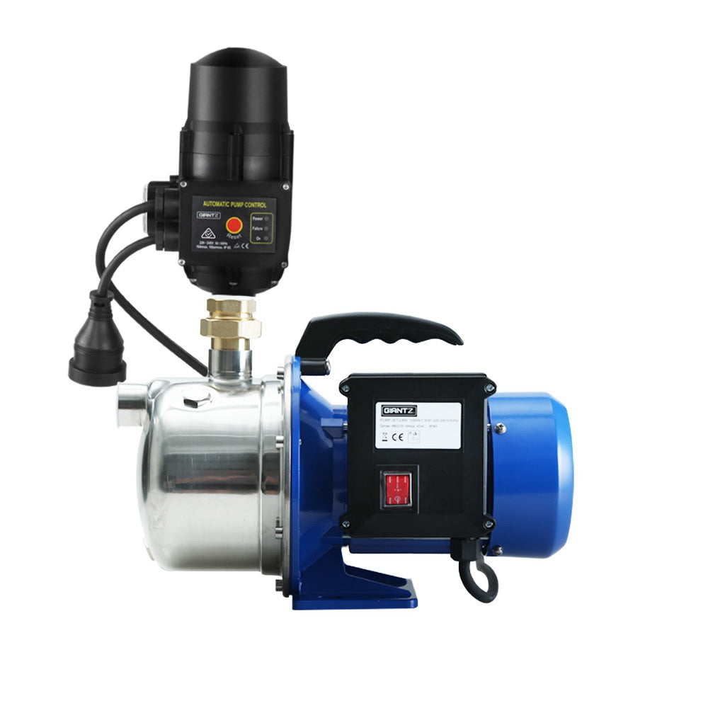 Giantz Garden Water Pump Jet High Pressure Stage Controller Garden Irrigation-2
