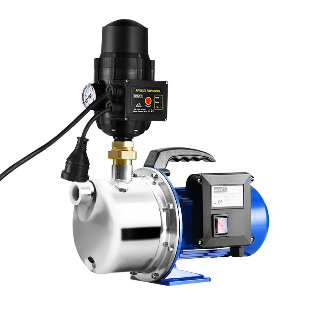 Giantz Garden Water Pump Jet High Pressure Stage Controller Garden Irrigation-0