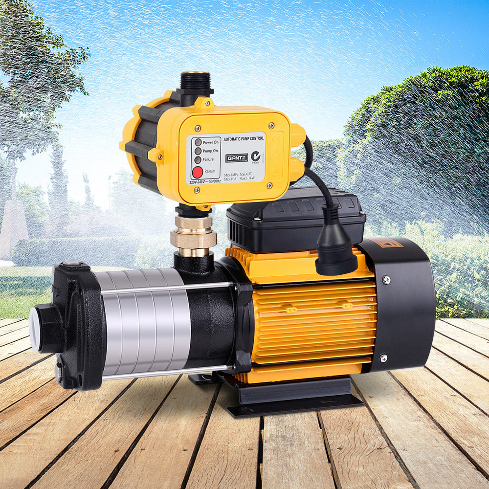 Giantz Multi Stage Water Pump Pressure Rain Tank Garden Farm House Irrigation 2500W-7