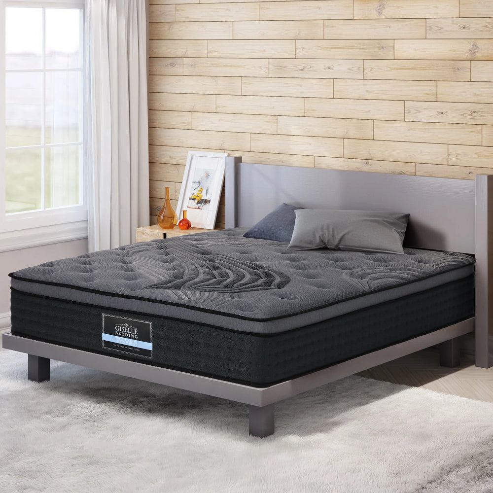 Giselle Bedding Alanya Euro Top Pocket Spring Mattress 34cm Thick King-7