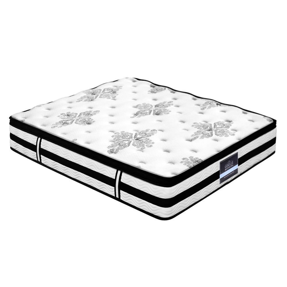 Giselle Bedding Algarve Euro Top Pocket Spring Mattress 34cm Thick Queen-0