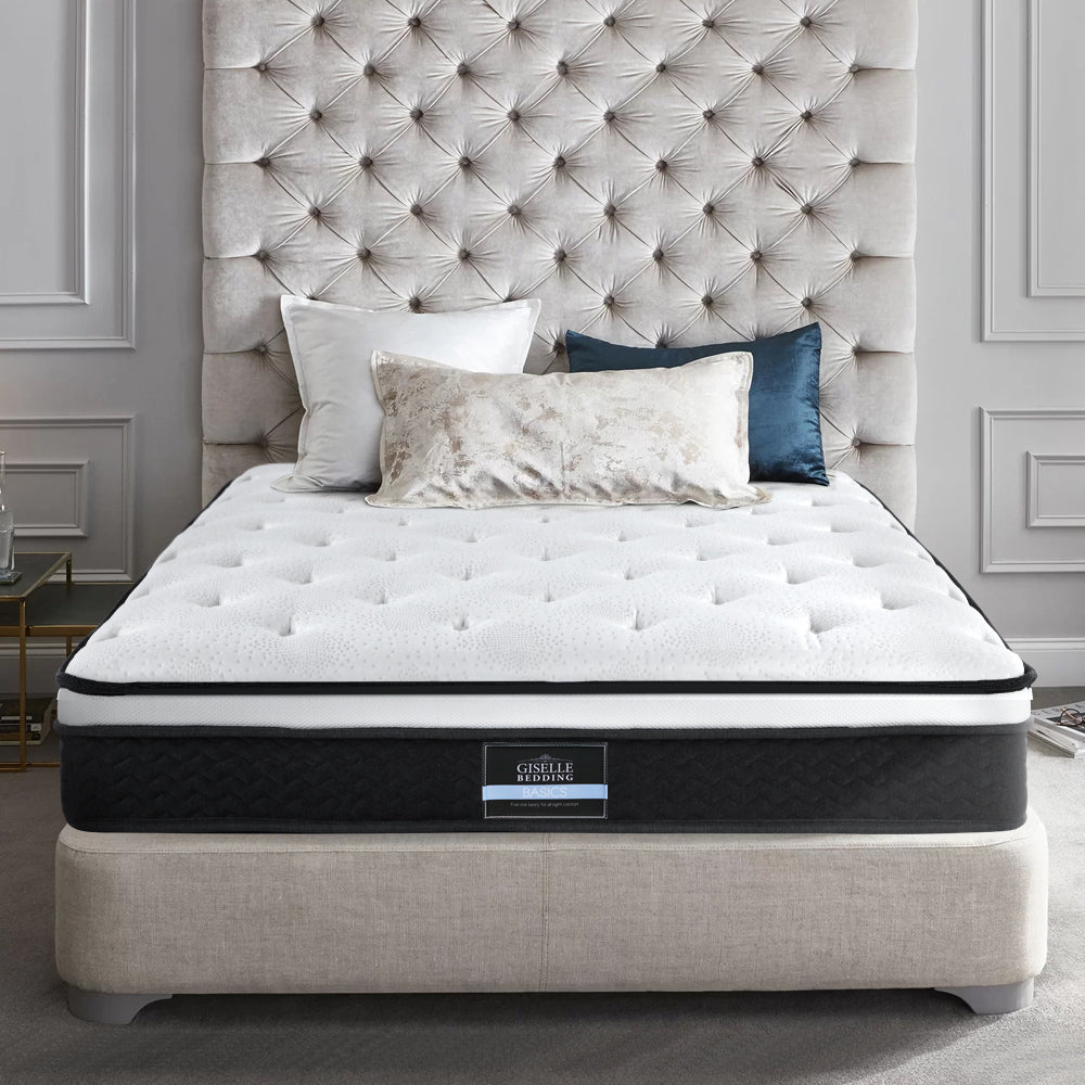 Giselle Bedding Bonita Euro Top Bonnell Spring Mattress 21cm Thick King-7