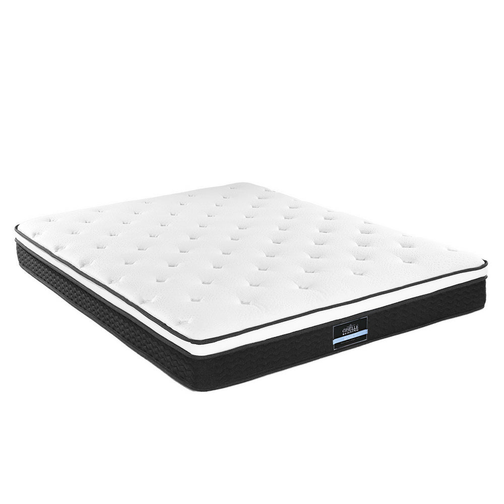 Giselle Bedding Bonita Euro Top Bonnell Spring Mattress 21cm Thick King-0
