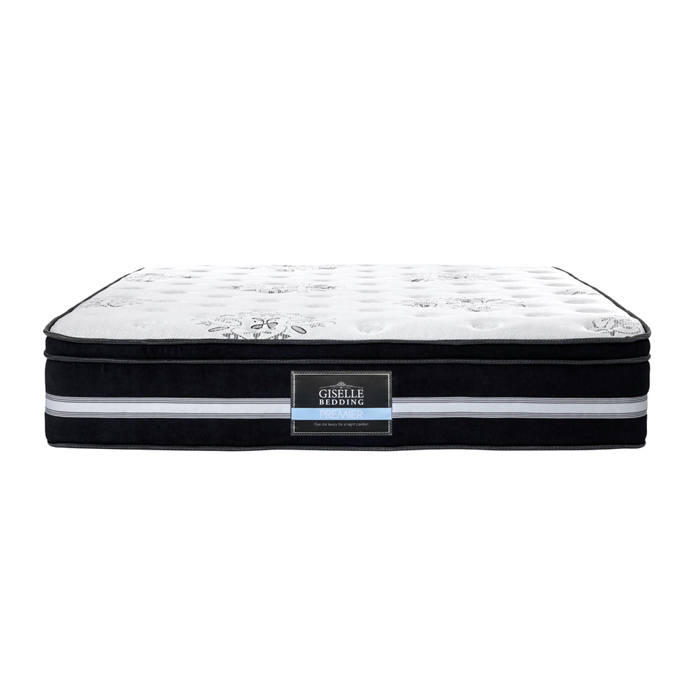 Giselle Bedding Donegal Euro Top Cool Gel Pocket Spring Mattress 34cm Thick King-2