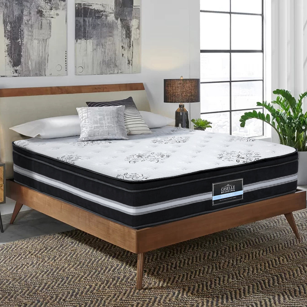 Giselle Bedding Donegal Euro Top Cool Gel Pocket Spring Mattress 34cm Thick King-7