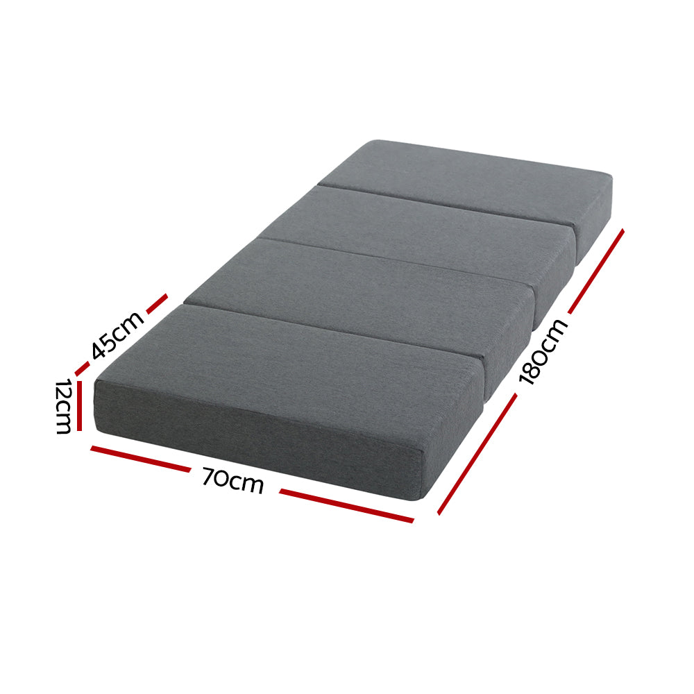 Giselle Bedding Folding Mattress Camping Foldable Portable Mattress Floor Bed-1