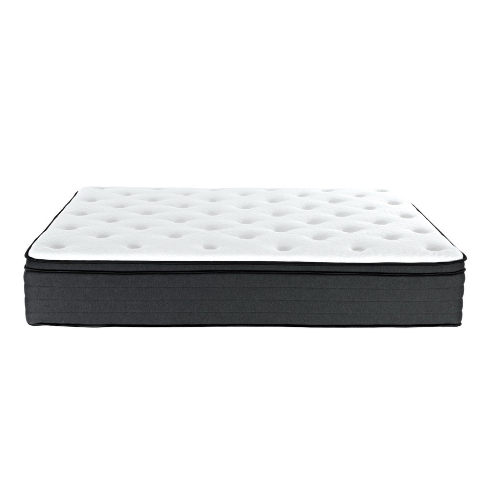Giselle Bedding KING Mattress Bed 7 Zone Euro Top Pocket Spring Firm Foam-3