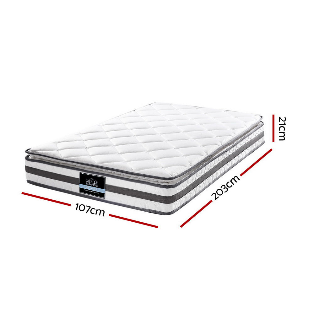 Giselle Bedding Normay Bonnell Spring Mattress 21cm Thick King Single-1