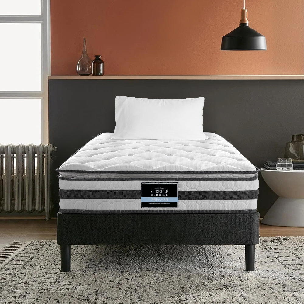 Giselle Bedding Normay Bonnell Spring Mattress 21cm Thick King Single-7
