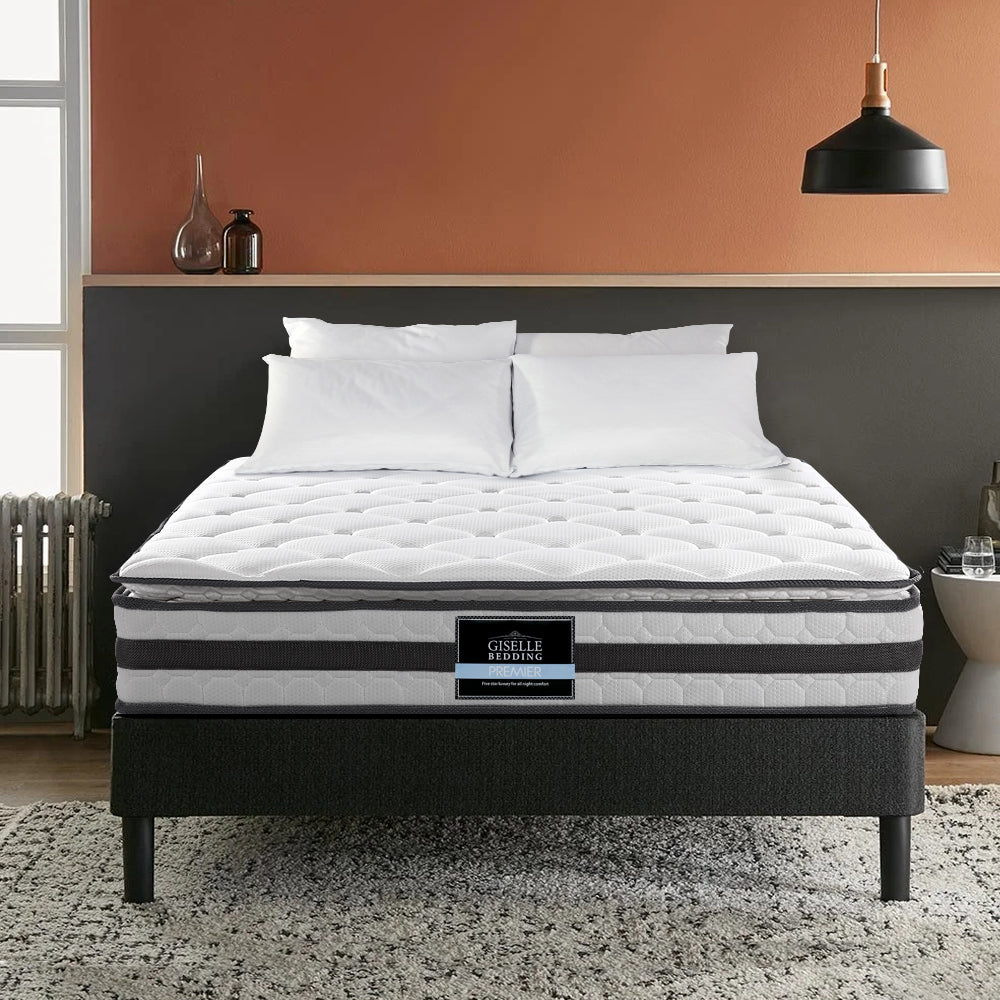 Giselle Bedding Normay Bonnell Spring Mattress 21cm Thick Queen-7