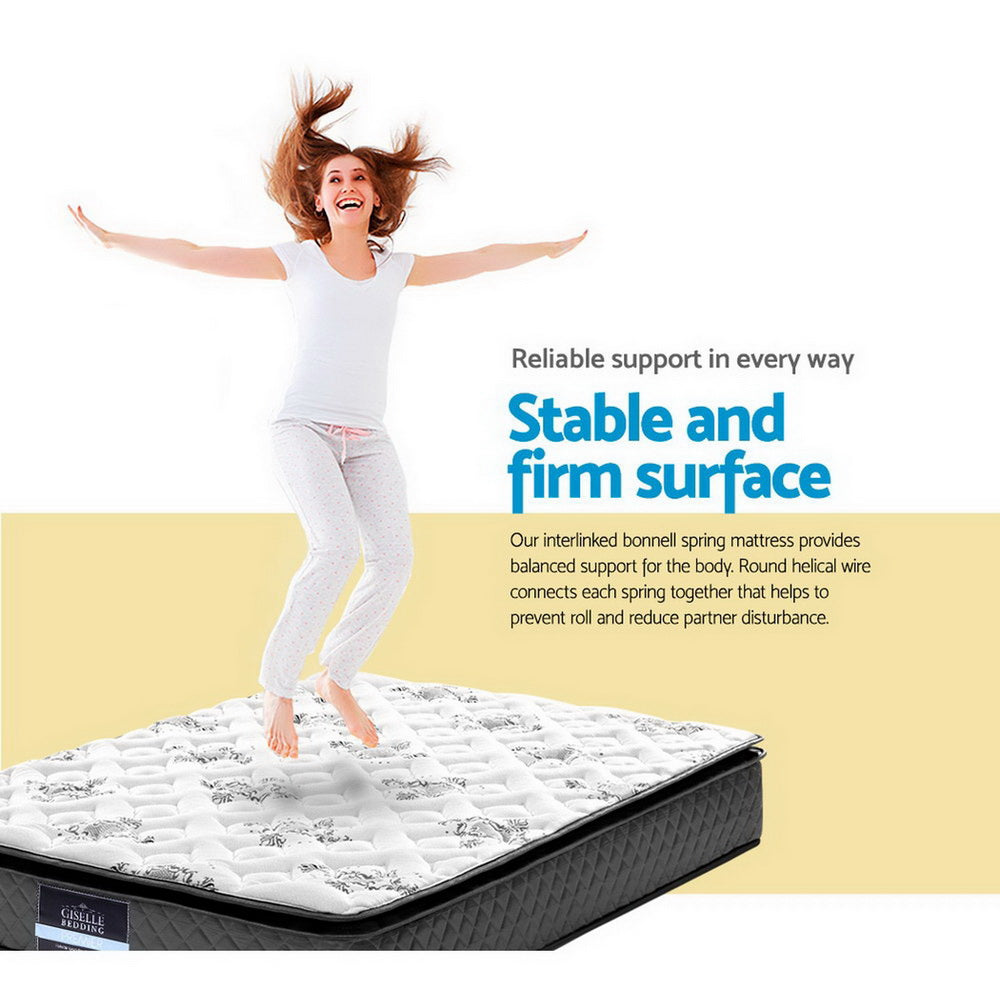 Giselle Bedding Rocco Bonnell Spring Mattress 24cm Thick Single-5