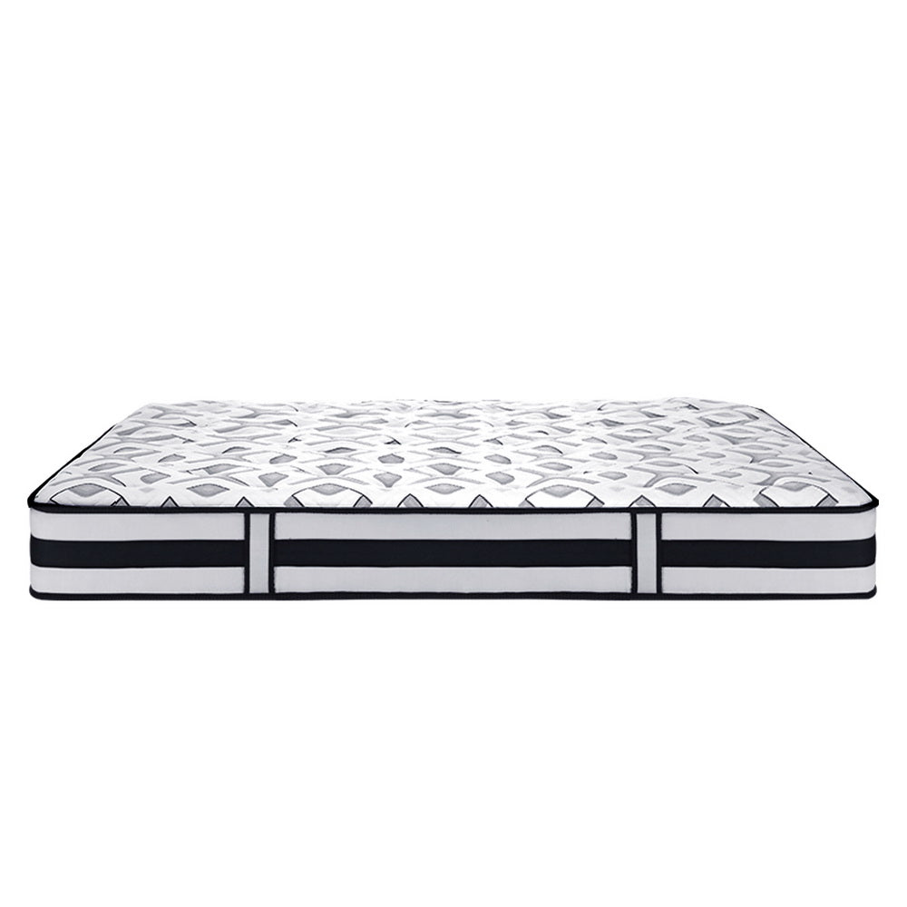Giselle Bedding Rumba Tight Top Pocket Spring Mattress 24cm Thick Queen-3