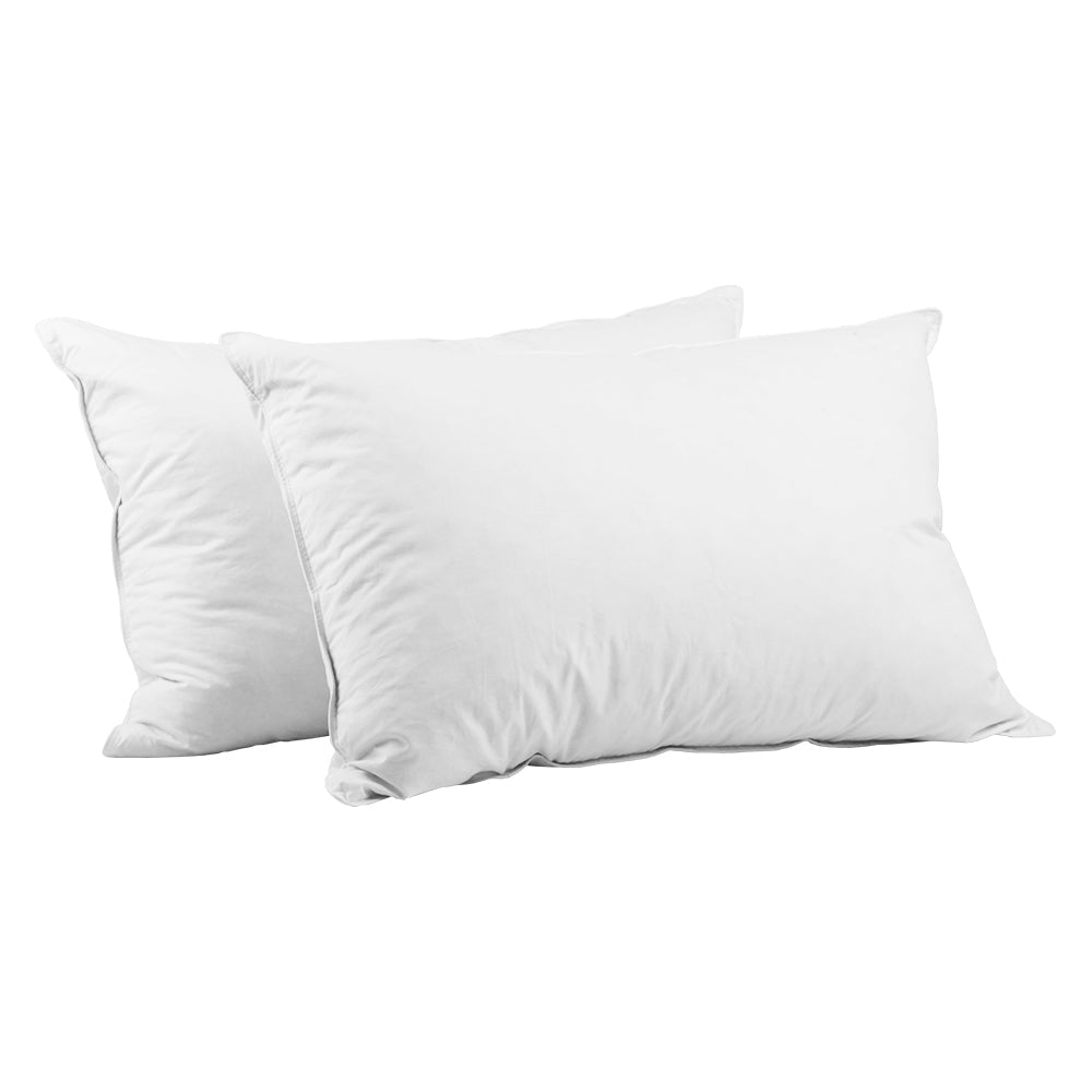 Giselle Bedding Set of 2 Duck Down Pillow - White-0