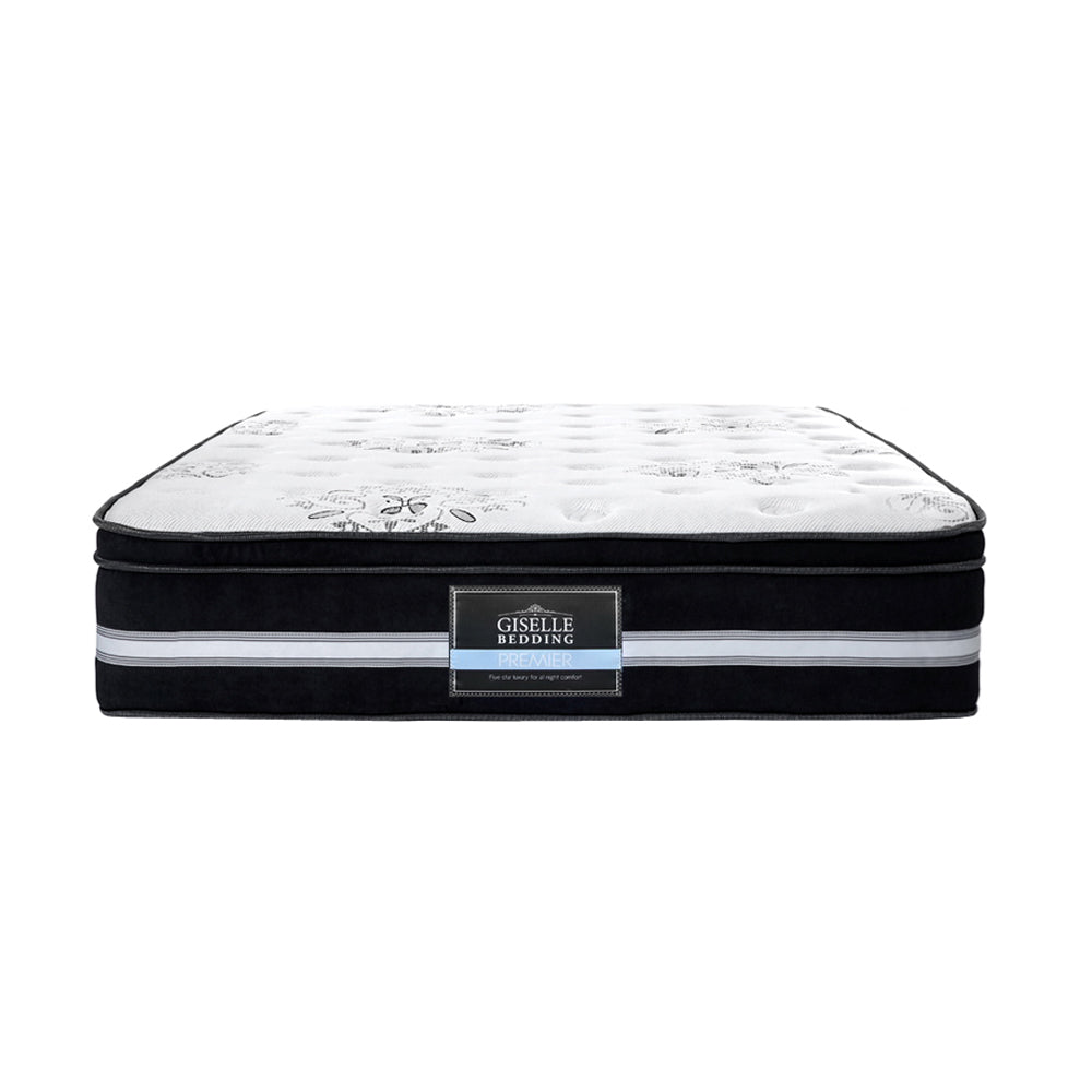 Giselle King Single Size Mattress Bed COOL GEL Memory Foam Eurotop Pocket Spring-2