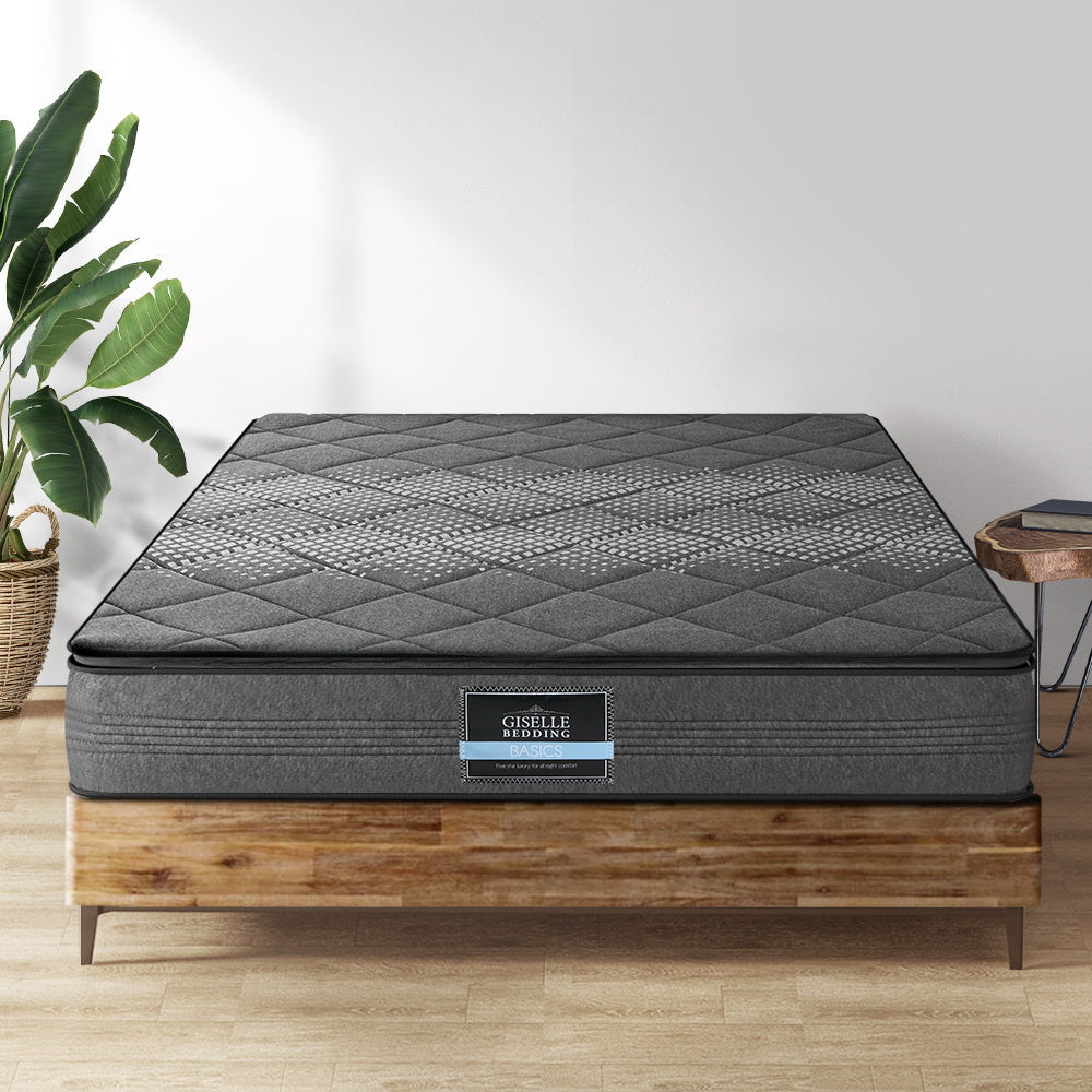 Giselle SINGLE Mattress Pillow Top Bed Size Bonnell Spring Medium Firm Foam 18CM-7
