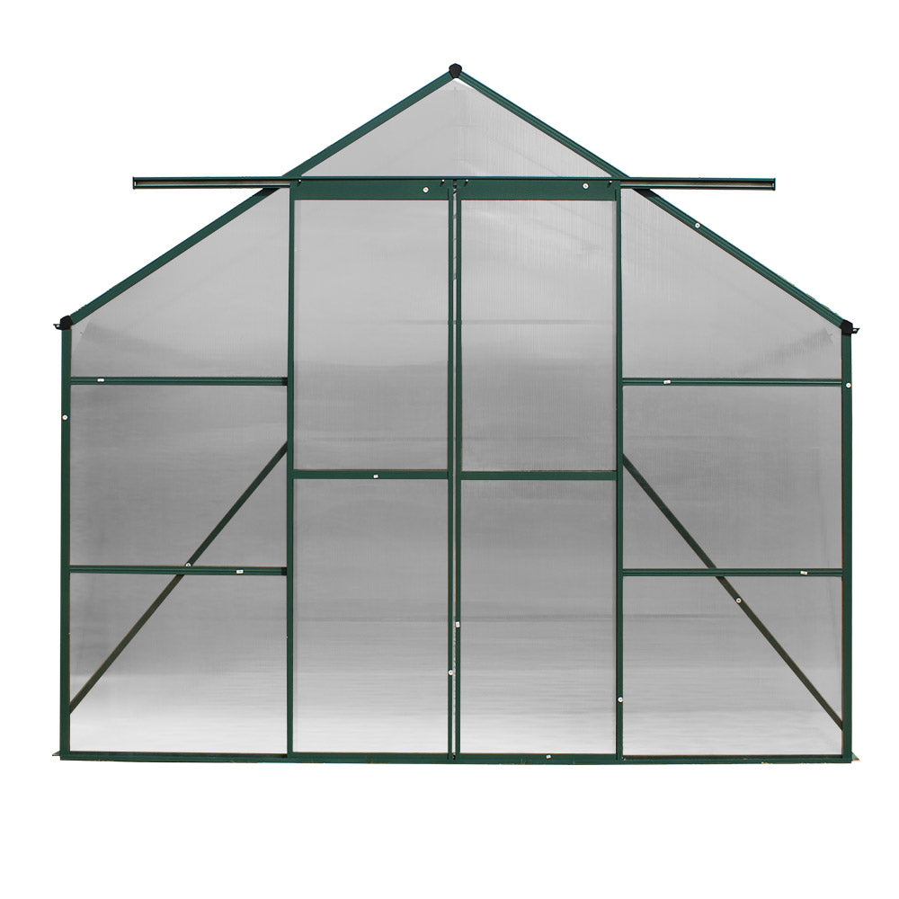 Greenfingers Aluminium Greenhouse Polycarbonate Green House Garden Shed 5.1x2.44M-3