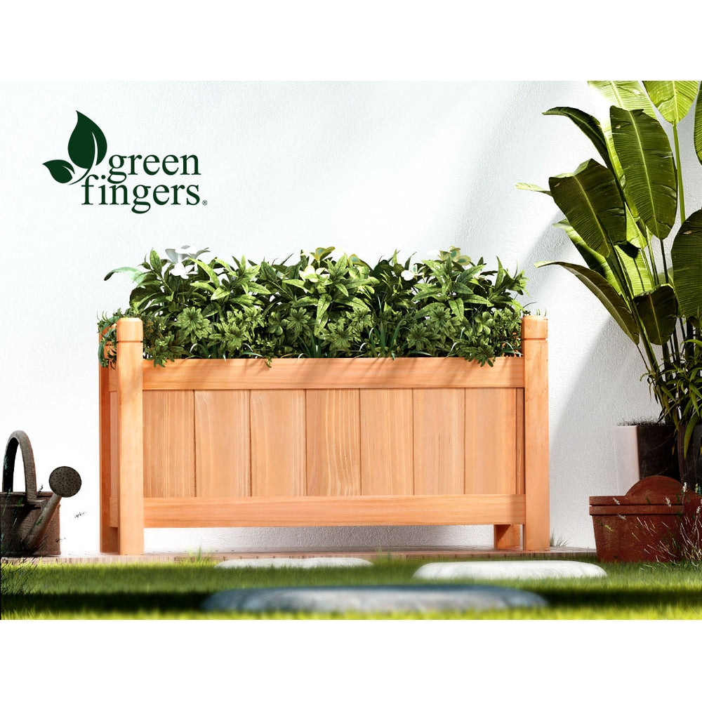 Greenfingers Garden Bed Raised Wooden Planter Box Vegetables 60x30x33cm-6