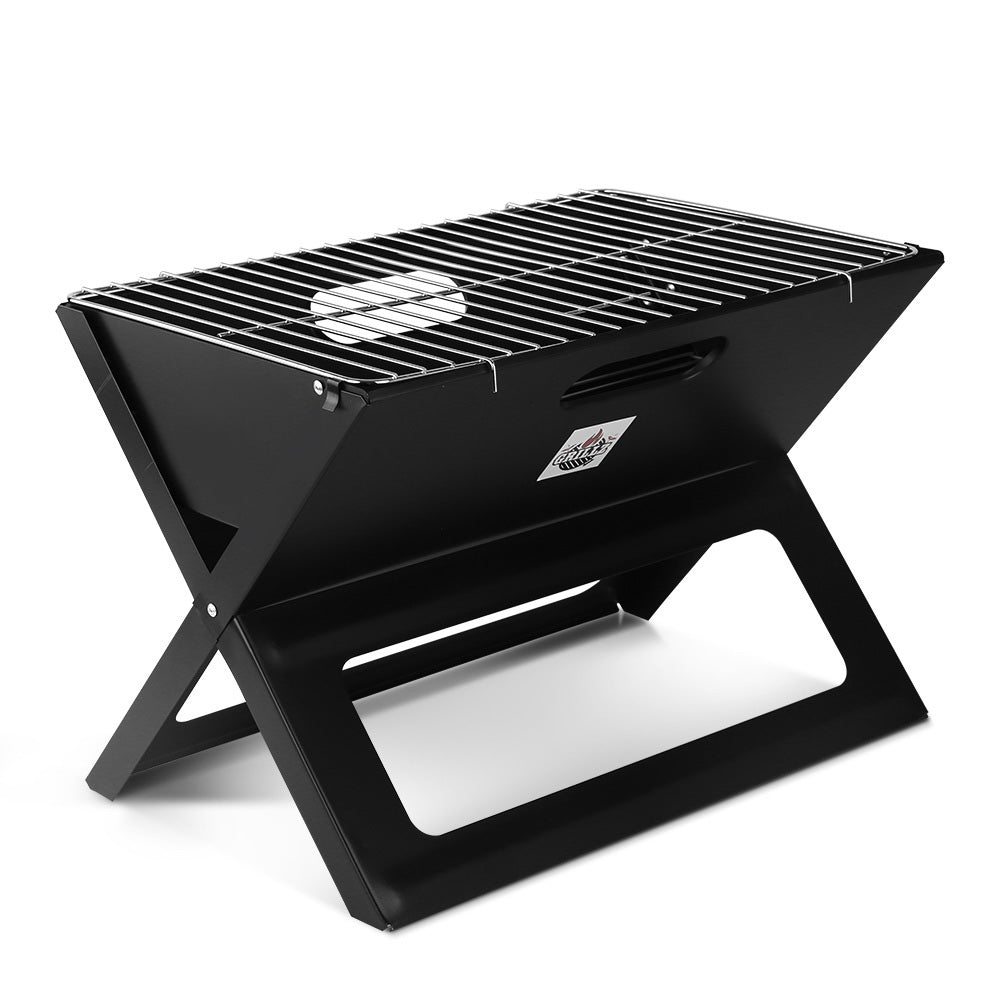 Grillz Notebook Portable Charcoal BBQ Grill-0