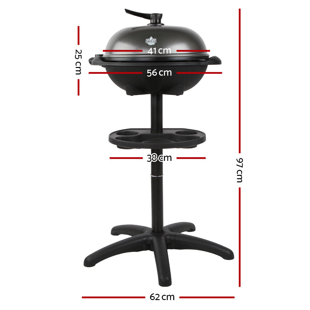 Grillz Portable Electric BBQ With Stand-1