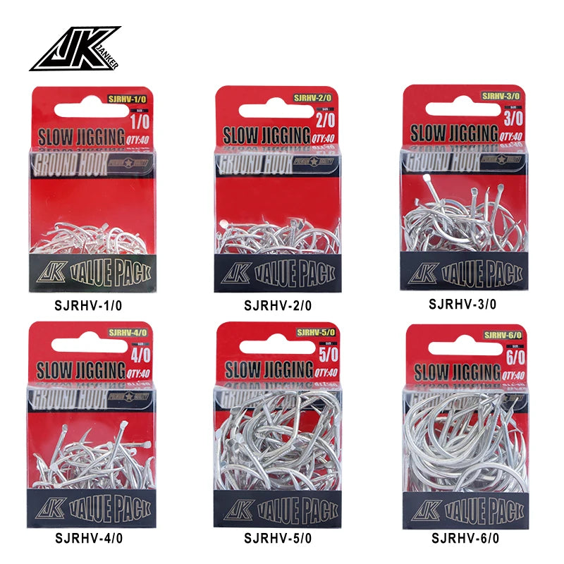 JK New Hook Super Anti Rust Seawater Craftsmanship Extremely Strong Fishing Gear
