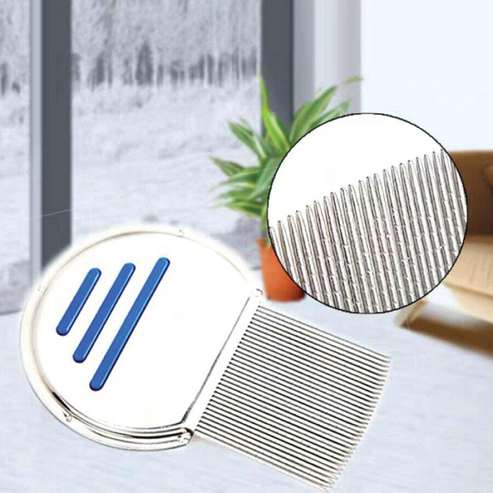 Head Lice Hair Comb - Stainless Steel - Nits Egg Flea Removal-6