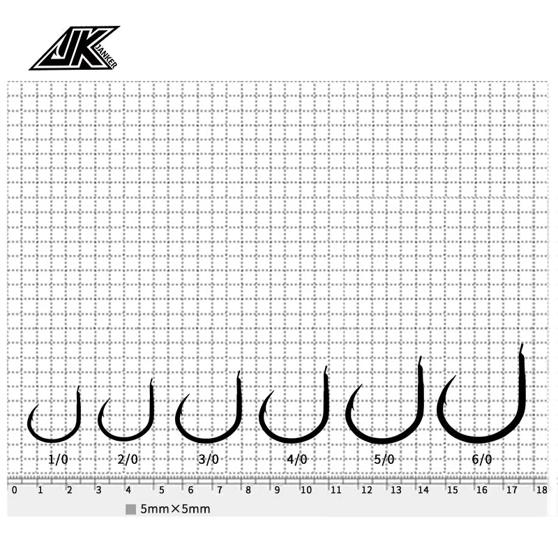 JK New Hook Super Anti Rust Seawater Craftsmanship Extremely Strong Fishing Gear