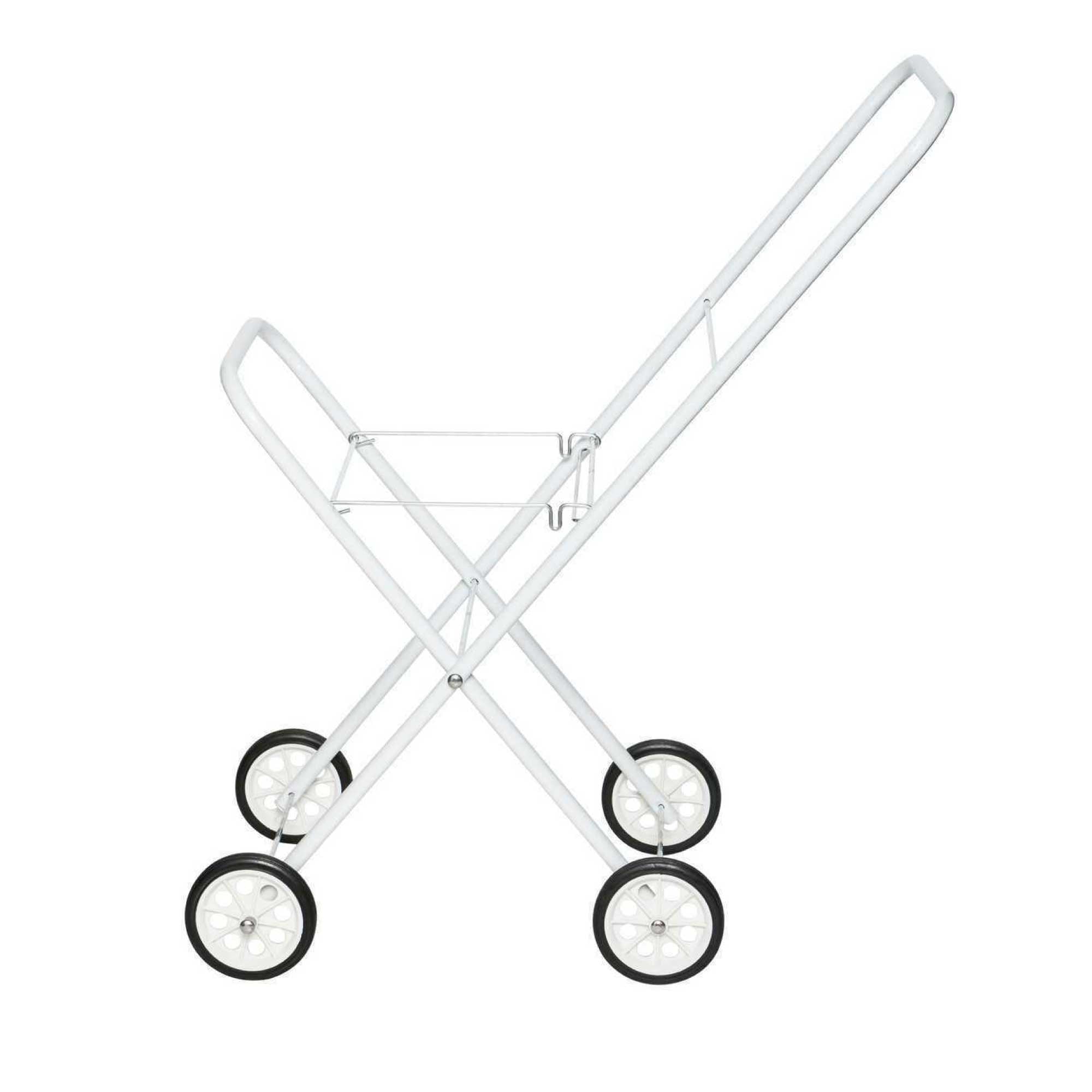 Hills Classic Laundry Trolley For Clothes Washing Basket Collapsible Wheels Cart-2