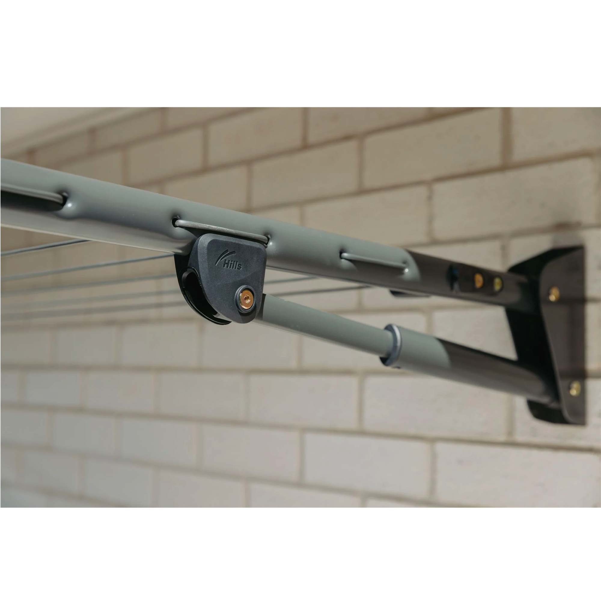 Hills Mini Frame Folding Clothesline Monument 8.4m Mounted Washing Clothes Line-4