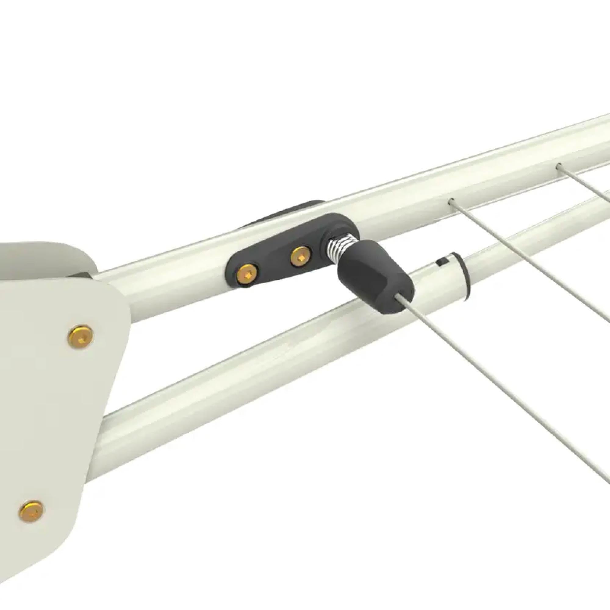 Hills Mini Frame Folding Clothesline Surfmist 8.4m Mounted Washing Clothes Line-2