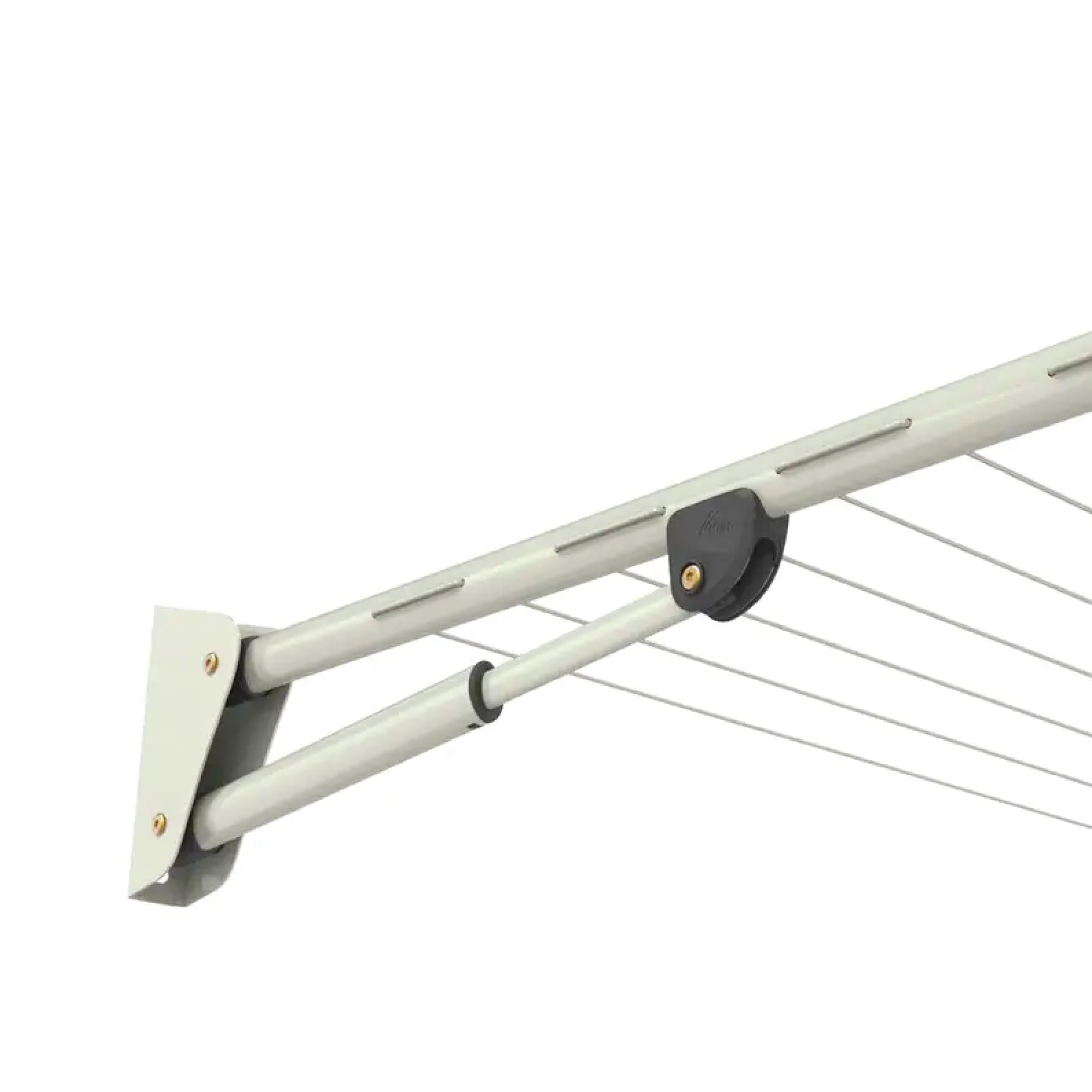 Hills Mini Frame Folding Clothesline Surfmist 8.4m Mounted Washing Clothes Line-4