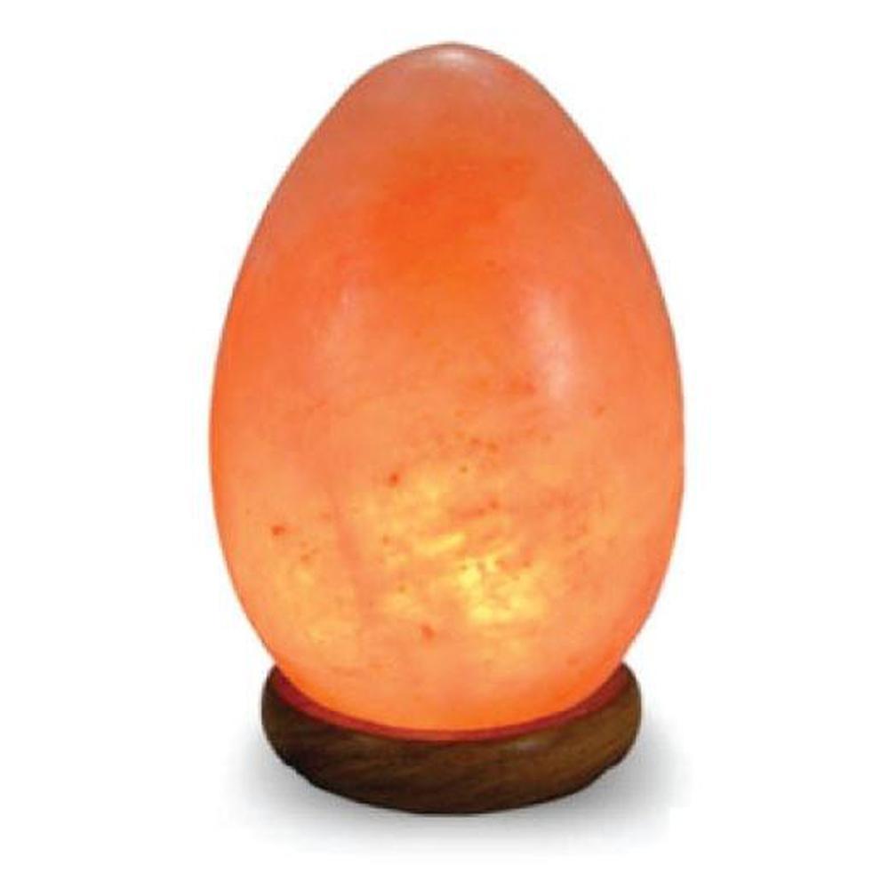 Himalayan Pink Salt Lamp - 12V 12W Egg Cone Shape Carved Crystal Rock-0