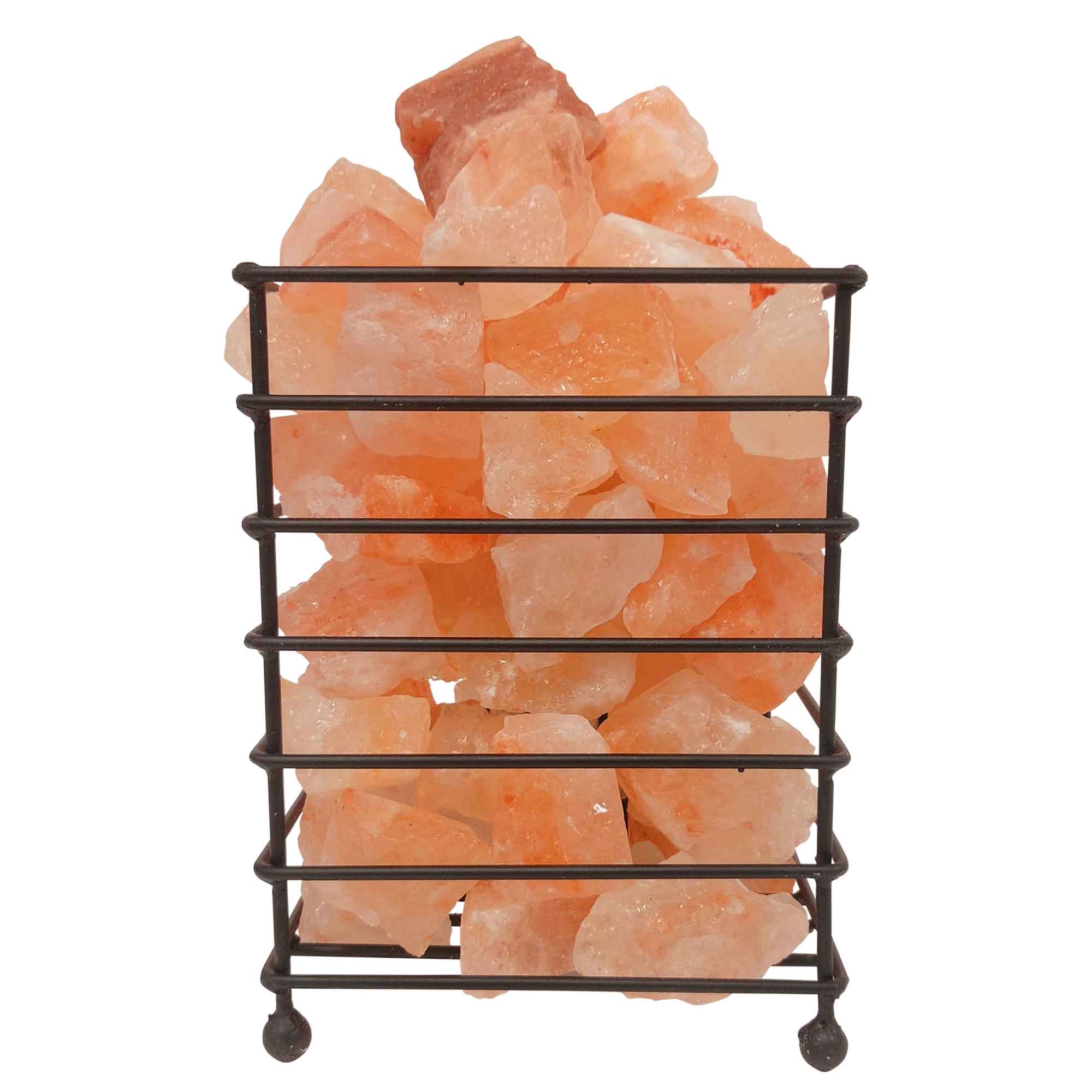 Himalayan Pink Salt Lamp + 12W 12V Switch - Carved Shape Natural Crystal Rock-15