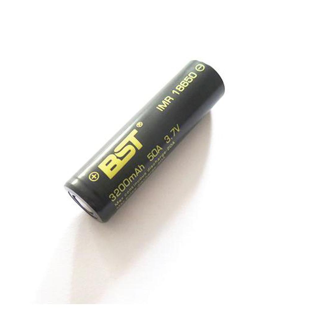 IMR 18650 Rechargeable Batteries - BST 50A 3200mAh 3.7V High Current Lithium Battery-0