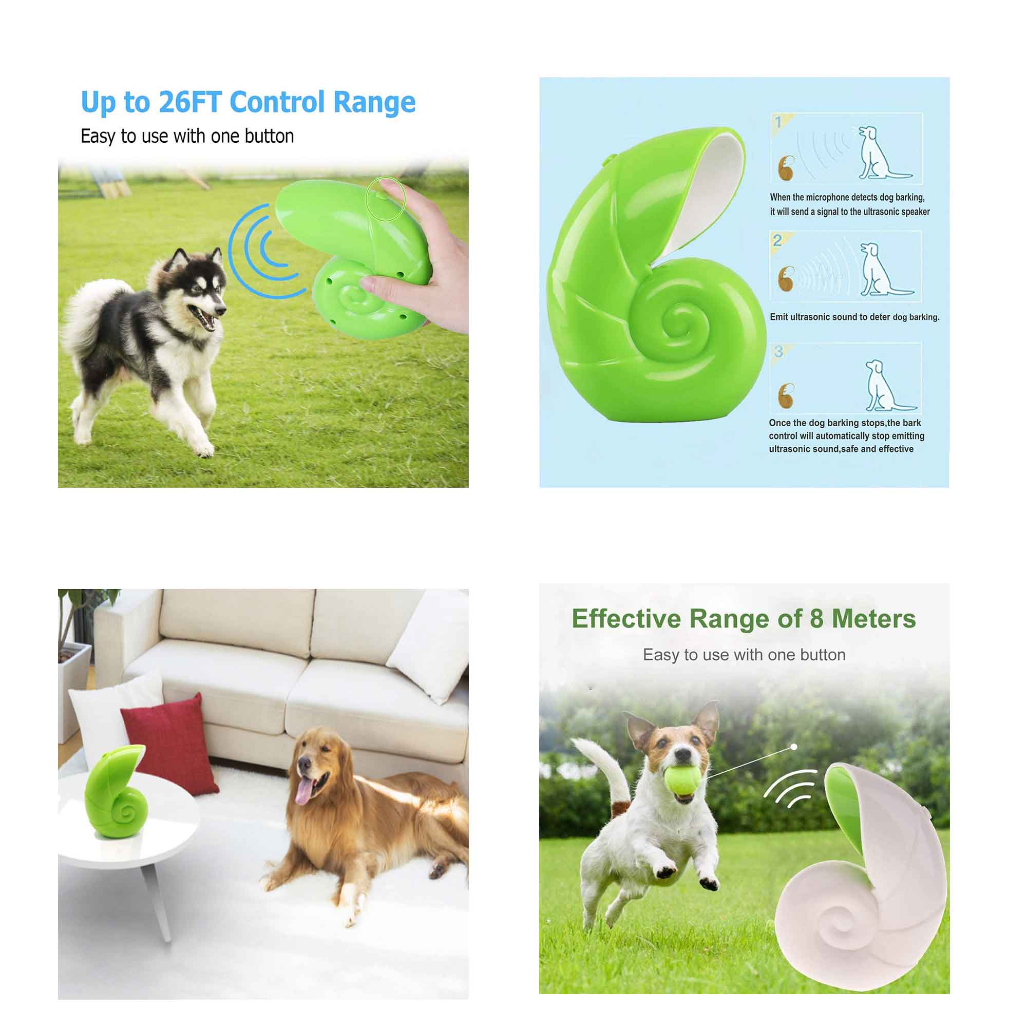 Indoor Dog Bark Ultrasonic Unit - Sound Anti Barking Control Training Aid - Bulk-3