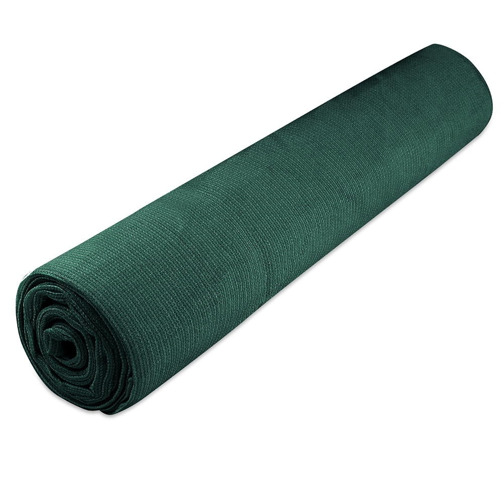 Instahut 90% Sun Shade Cloth Shadecloth Sail Roll Mesh 3.66x20m 195gsm Green-2