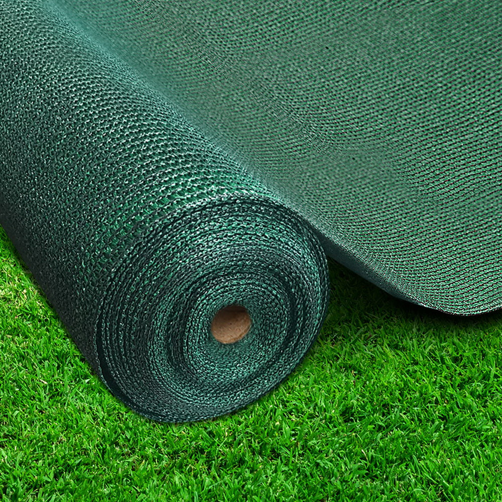 Instahut 90% Sun Shade Cloth Shadecloth Sail Roll Mesh 3.66x20m 195gsm Green-6