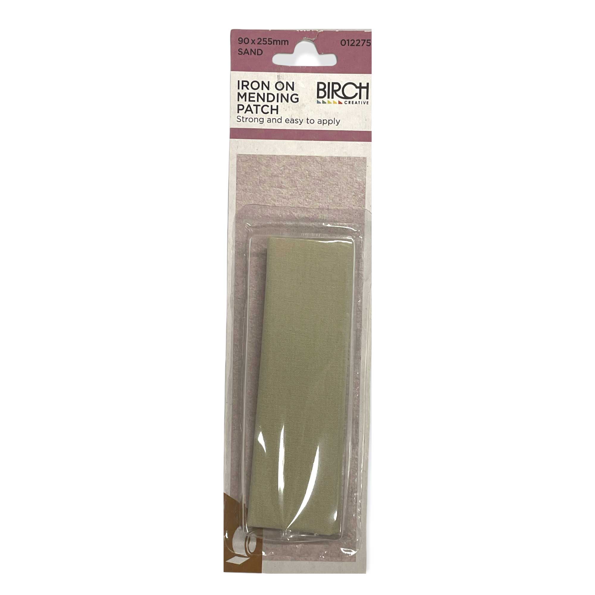 Iron On Mending Patch 90x255mm Cotton Clothes Repair Patches All Colours Birch-5