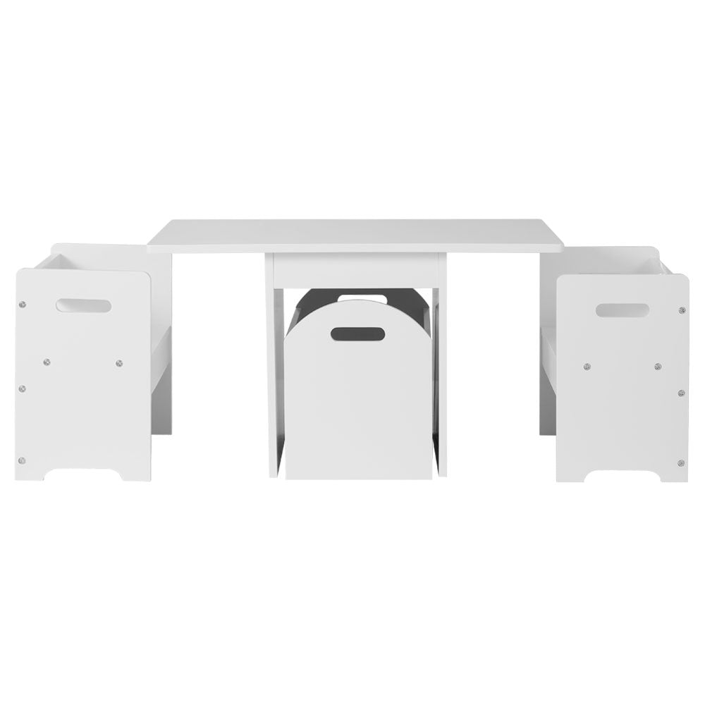 Keezi Kids Multi-function Table and Chair Hidden Storage Box Toy Activity Desk-2