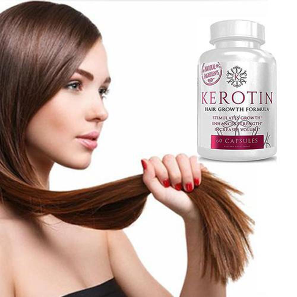 Kerotin Hair Growth Vitamin Supplements - Biotin and Keratin Capsules-3