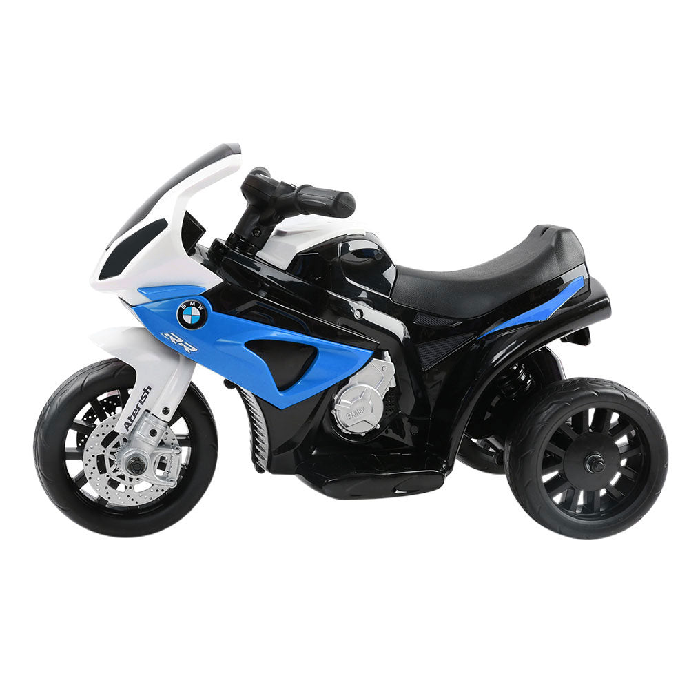 Kids Ride On Motorbike BMW Licensed S1000RR Motorcycle Car Blue-3