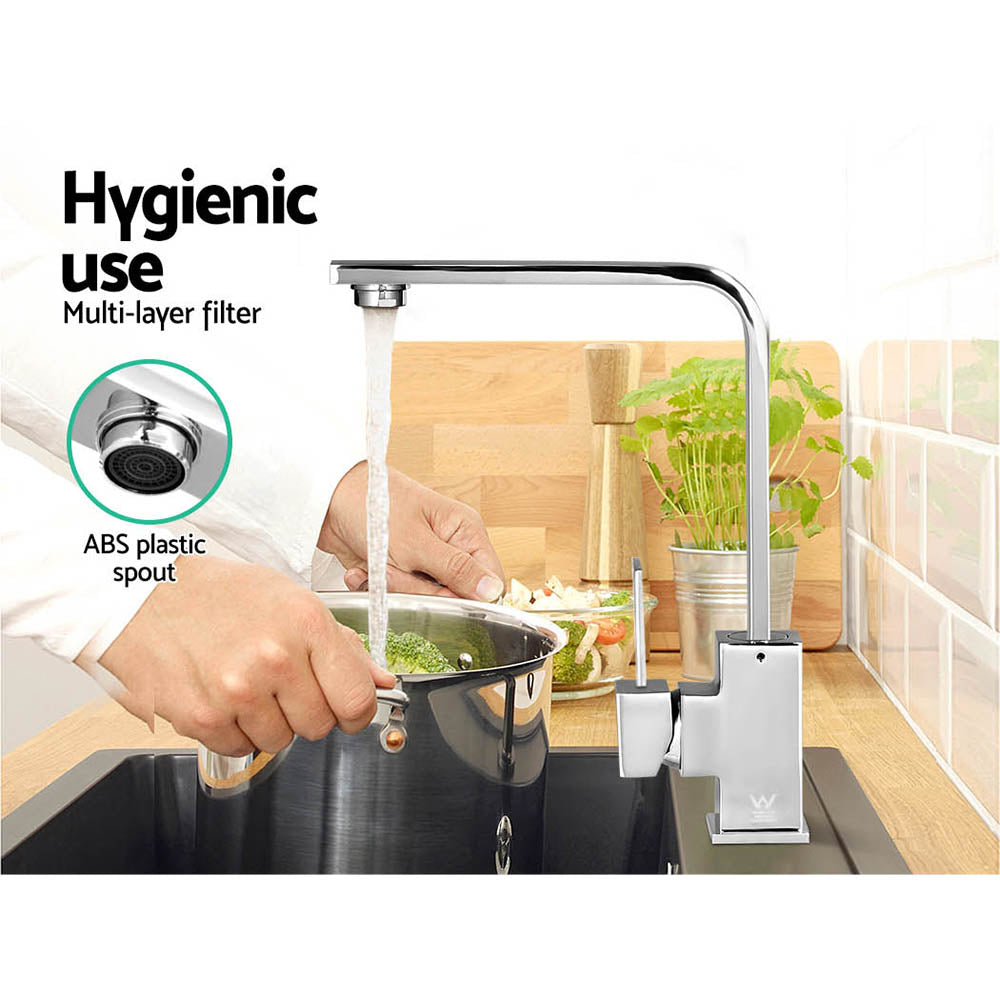 Kitchen Mixer Tap - Silver-5