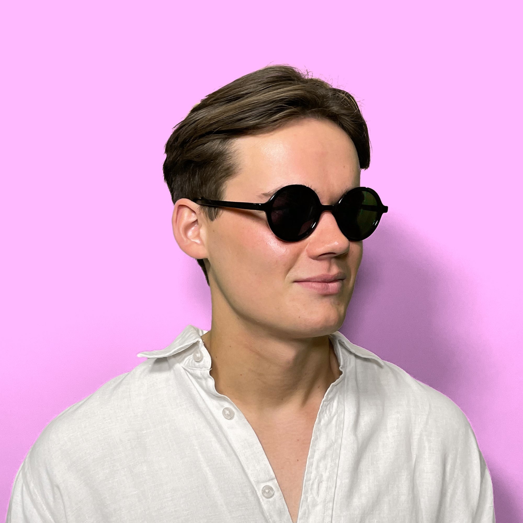 London Mole Artist Sunglasses Gloss Black / Black-1