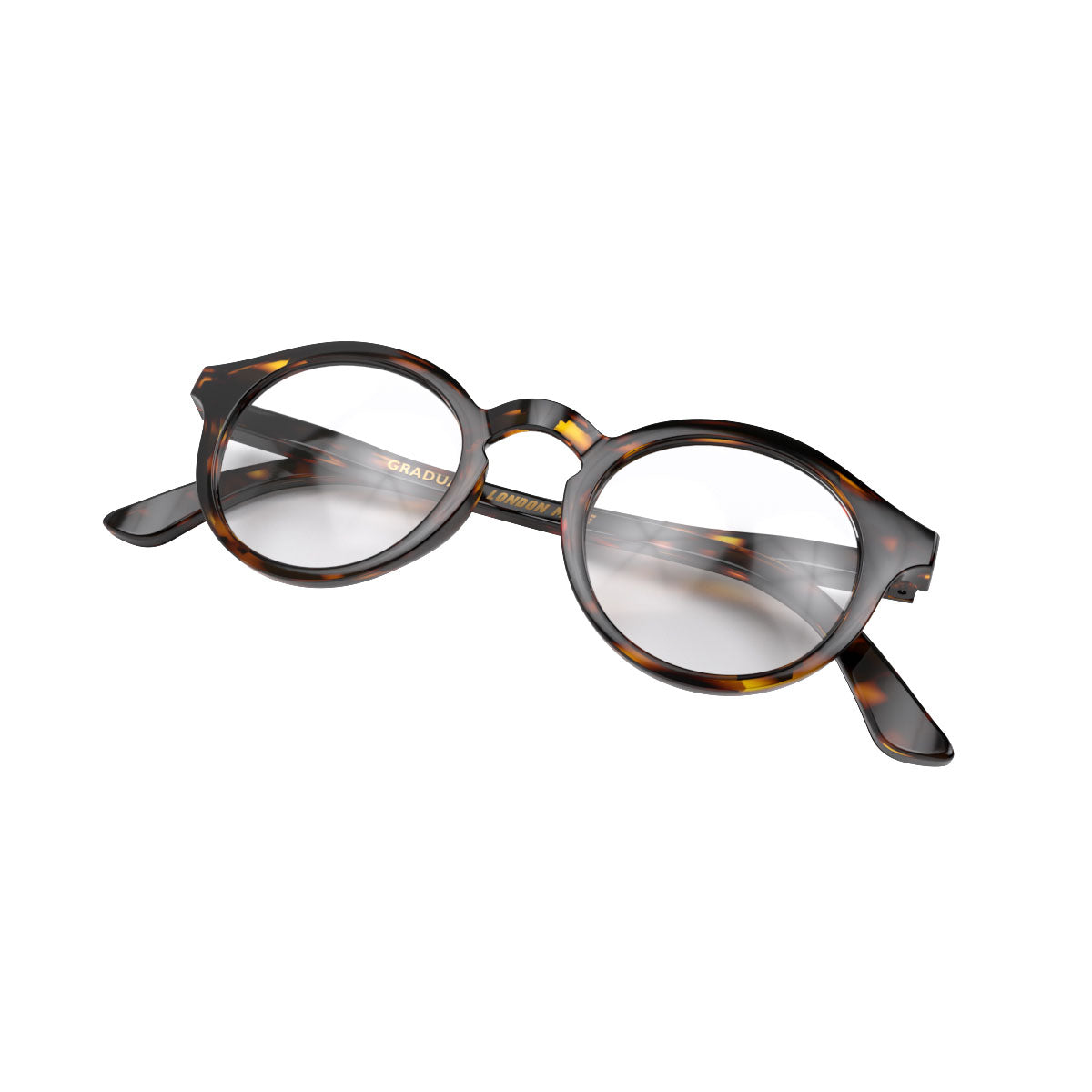 London Mole Graduate Blue Blocker Glasses Gloss Tortoise Shell-2