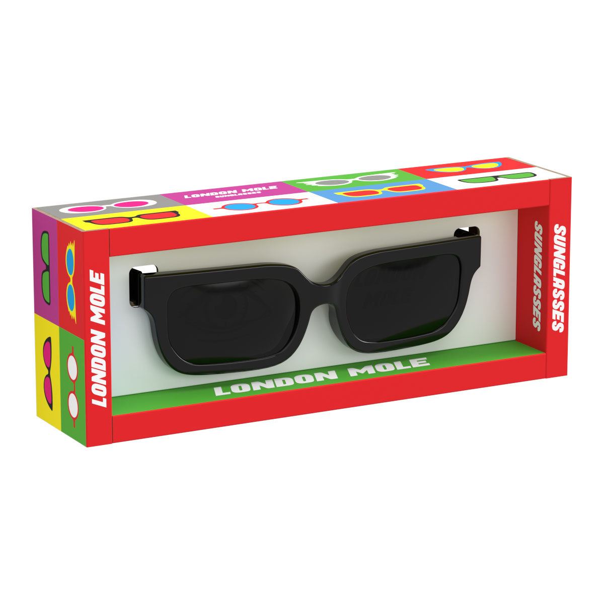 London Mole Icy Sunglasses Gloss Black / Black-6