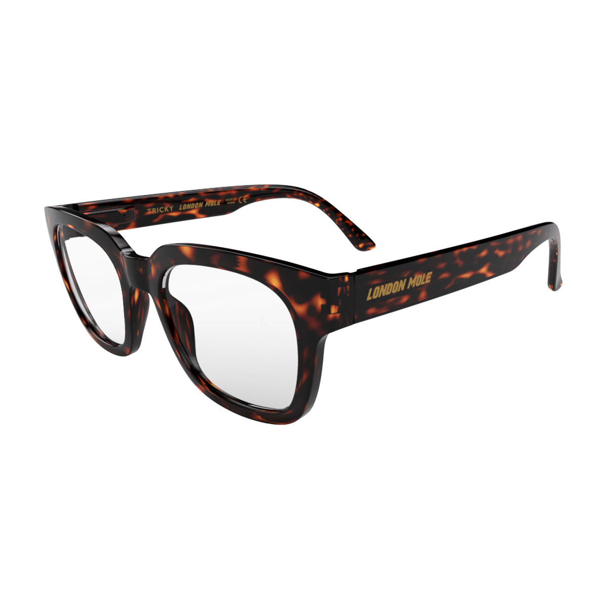London Mole Tricky Blue Blocker Glasses Tortoise Shell-3