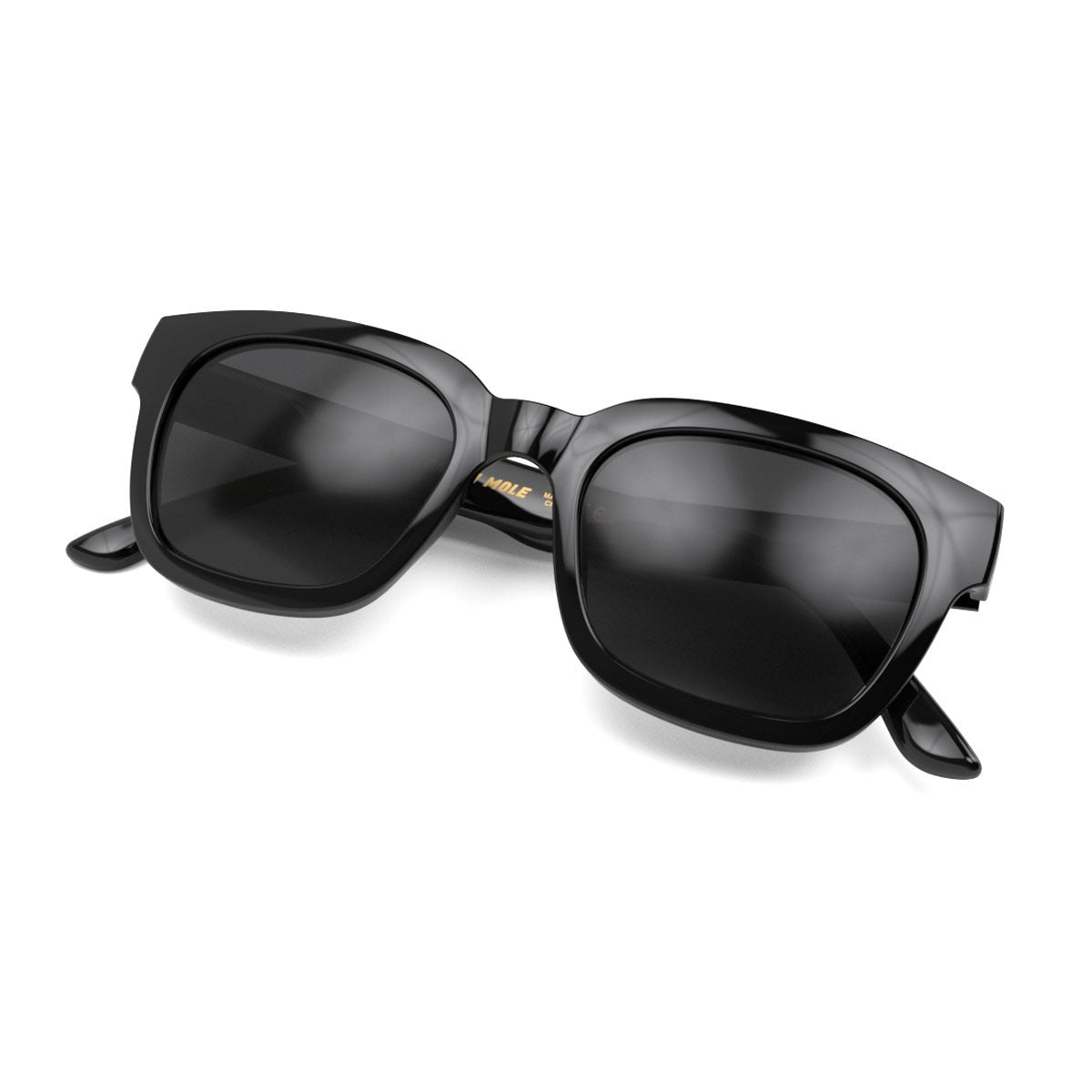 London Mole Tricky Sunglasses Gloss Black / Black-2