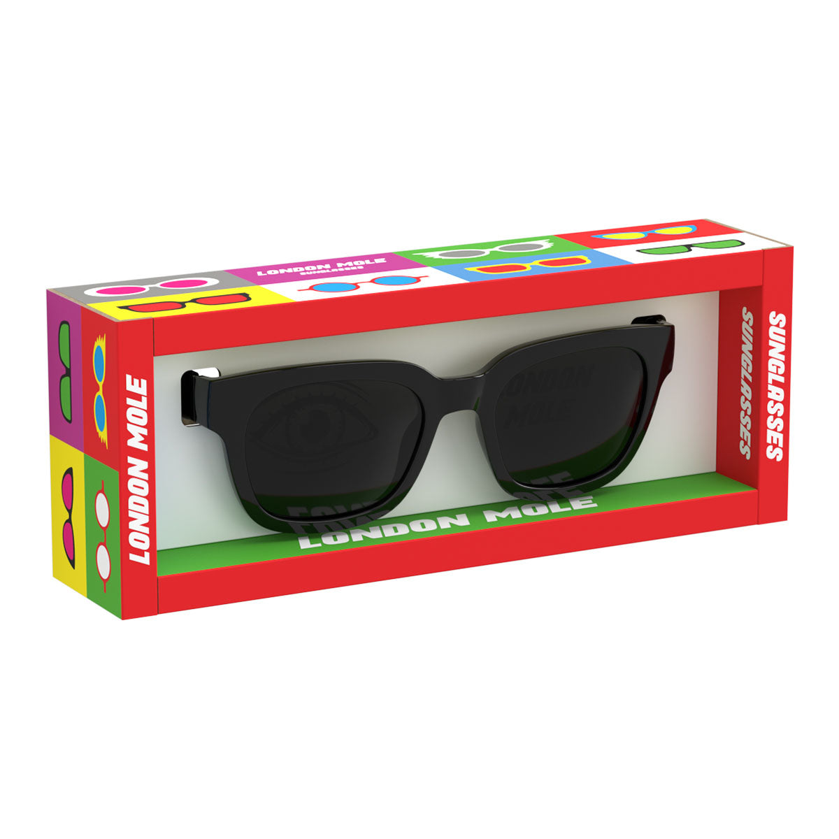London Mole Tricky Sunglasses Gloss Black / Black-6