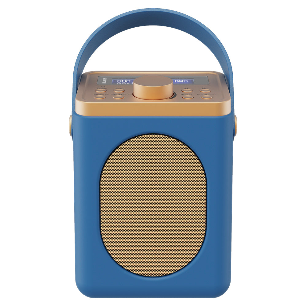 Majority Little Shelford Bluetooth & DAB Radio with Bluetooth-Midnight Blue-0