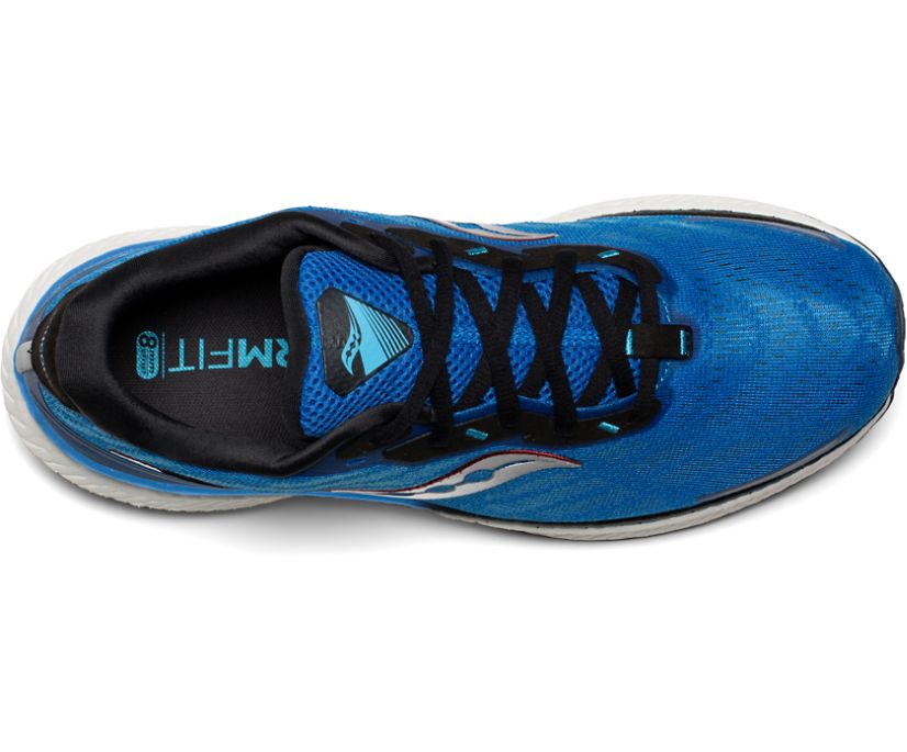Mens Saucony Triumph 19 - Running Shoes Royal/Space-2