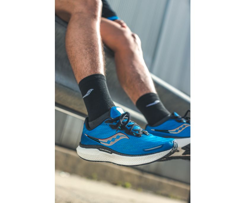 Mens Saucony Triumph 19 - Running Shoes Royal/Space-5